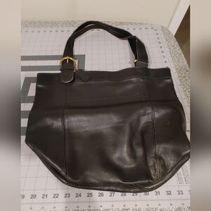 1990s Vintage 4082 XL Soho Coach Tote Purse in Black